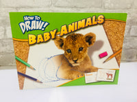 Brand new How to Draw Baby Animals! Paperback, 63 Pages!