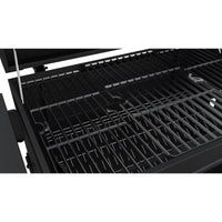 Dyna-Glo Charcoal Grill with Side Shelves in Black Powder Coat Finish! Enameled Cast Iron Grates! Retails $420 w/tax on sale!