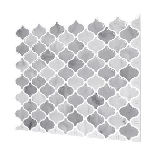 Wayfair Item! Tic Tac Tiles 12" X 12" PVC Peel & Stick Mosaic Tile, Retails $55+