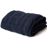 New Wayfair Item! Eastin Dual Cable Throw in Navy! Retails $72+ on Sale!