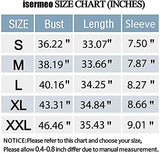 New isermeo Women's Summer Casual Short Sleeve Dress Crewneck Ruched Tie Waist Dress Black Size Large