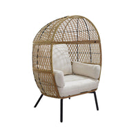 New in box! Awesome Indoor/Outdoor Stationary Egg Chair by Better Homes & Gardens w/cushions Retails $449 w/tax!