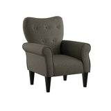 New Wayfair Euart 30'' Wide Tufted Armchair by Andover Mills in BROWN! Retails $529+