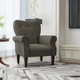 New Wayfair Euart 30'' Wide Tufted Armchair by Andover Mills in BROWN! Retails $529+
