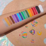 NEW PLANETOID PRO FACE & BODY PAINTING PALETTE UCANBE! Water Based, Great Set!