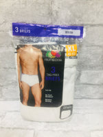 Brand new Men's pack of 3 tag free briefs, Sz XL!