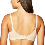 New Fruit of the Loom Womens Seamless Wire Free Lift Bra BEIGE, Sz 36D!