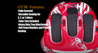 Used once! HO Sports GT3-R Towable, includes everything you need to tow as well as cover! Retails $500+