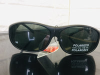 New Horizon Fits-Over Sunglasses or wear on their own! Polycarbonate Polarized Lenses! 100% UVA/UVB protection! Scratch Resistant Lenses! H402G BLACK