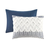 INK+IVY Mila 3-Piece Reversible Duvet Cover Set! Navy! Fits King & Cal King! Retails $345+