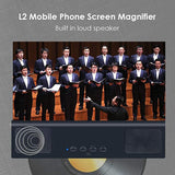 New JJYPY 12 Inch L2 Mobile Phone Screen 3D Video Magnifier Amplifier Stand Bracket