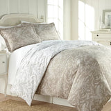 Wayfair Item! Jake-Lee Microfiber Reversible Traditional Comforter Set - Full/Queen, Colour: Warm Sand