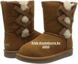 Brand new Koolaburra by UGG Girl's Victoria Short Boot, Chestnut, Sz 13! Retails $115+