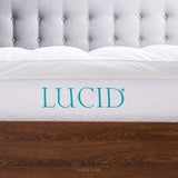 Brand new LUCID 3 Inch Ventilated Memory Foam Mattress Topper, QUEEN! Retails $257 W/Tax!