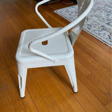 Agboka Kids Metal Desk/Activity Chairs (Set of 2) By Mack & Milo,White, Age 5-7, Retails $183+ on sale!