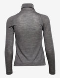 NWT! Women's Mango Isabell aHigh Neck Tee in Grey, Sz M!