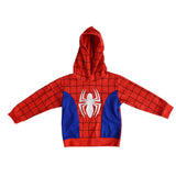 New Boys Marvel Spider Man Costume Hoodie, Sz 5T