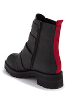 Brand new Women's MIA Chelsey Buckle Combat Boot, Black, Sz 6! Retails $115+