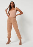 New with tags! Misguided SEAM FREE SCOOP NECK SLEEVELESS BODYSUIT in Peach, Sz 0/xs