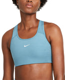 New Nike Non Padded Medium Support Swoosh Racerback Sports Bra in Blue! Sz 2X!