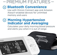 New in box! OMRON Platinum Blood Pressure Monitor, Premium Upper Arm Cuff, Digital Bluetooth Blood Pressure Machine, Stores Up To 200 Readings for Two Users (100 readings each) Retails $186+