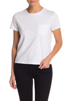 Brand new Women's Bp Crew Neck Pocket Shirt, White, Sz XL! Retails $40+
