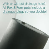 New Wayfair Arlmont & co. Werner Polystone Pot Planter, Black, 10", Retails $132+