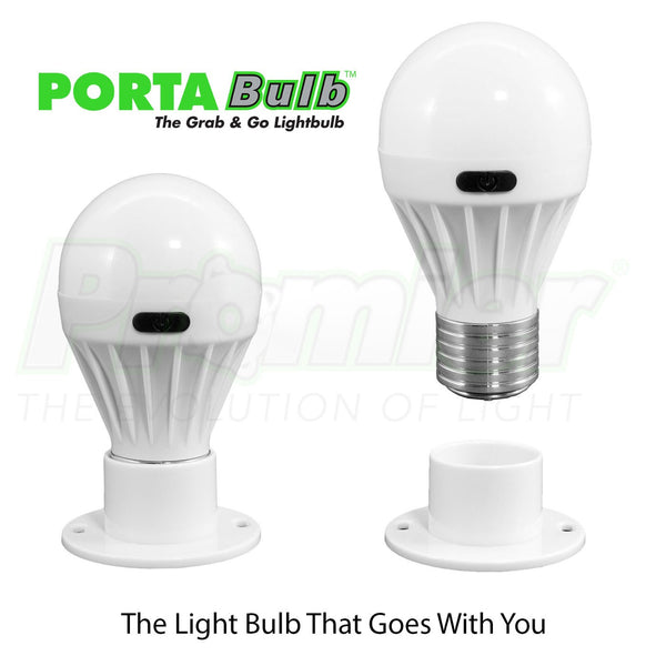 Brand new Promier Products 200 lumen Portable Light Bulb - White, no wiring or electricity is used. Leave it in its included magnetic base or easily take it out and use it like a flashlight. Retails $20+