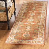 New Wayfair Cranmore Oriental Handmade Tufted Wool Rust/Beige Area Rug, 2'6" x 6' , Rust / Beige! Retails $258+