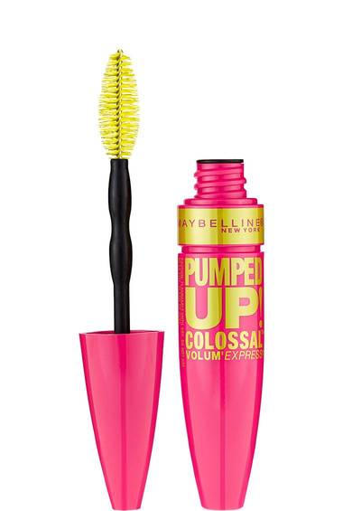 New VOLUM' EXPRESS® PUMPED UP! COLOSSAL® WASHABLE MASCARA IN GLAM BROWN