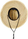 Brand new with tags! Quiksilver Men's Pierside Straw Hat, Natural with Red Logo! L/XL!