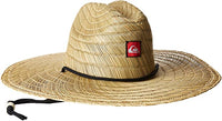 Brand new with tags! Quiksilver Men's Pierside Straw Hat, Natural with Red Logo! L/XL!