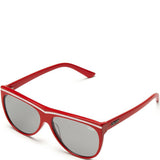 Quay Hollywood Nights Sunglasses - Red / Smoke Lens