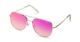Nordstrom Quay Australia Pink Mirrored Aviator Sunglasses, Retails $89+