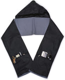 Brand new no box, The RainScarf-Reversible Scarf w/ Waterproof Hood & Pockets-Unisex! The first scarf that reverses to reveal a secret rain hood! Tan & Black! Retails $30+