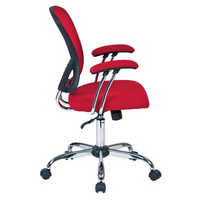 Brand new in box! Ave Six Juliana Task Chair with Red Mesh Fabric Seat! Retails $358 W/Tax!