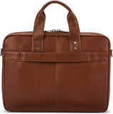 New Samsonite Classic Leather Slim Brief, Cognac (Model: 126038-1221) Retails $150+