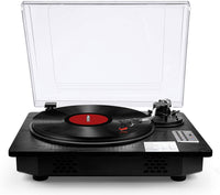 New in box! Seeying Vinyl Record Player Turntable with Bluetooth Input Output,LP Player with Speakers USB Vinyl to MP3 Encoding, Black, Retails $315+