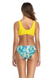 New with tags! Shekini Bowknot Front Printed Bottom Bikini, Sz M!