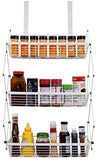 New Over The Door 3 Tier Rack in White, great for multiple uses! Retails $177+