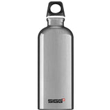 New Sigg Traveller 600ml Brushed Aluminium Water Bottle, Switzerland made! Leak Proof, Screw top lid! Retails $26+