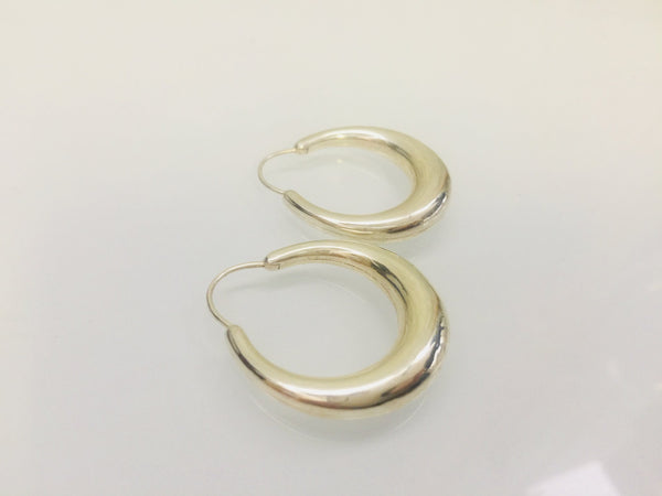 Nordstrom's Item! Women's great Quality Silver Hoop Earrings!
