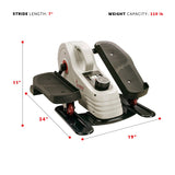 New SUNNY MAGNETIC UNDER DESK ELLIPTICAL PEDDLER EXERCISER MACHINE!