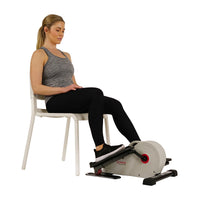 New SUNNY MAGNETIC UNDER DESK ELLIPTICAL PEDDLER EXERCISER MACHINE!