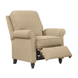 Great Quality Linen Taupe Manual Recliner by Andover Mills! Simply push back to recline: no levers or buttons required for comfortable long-term sitting, TV viewing, or a relaxed recline. Seats up to 300 lbs.