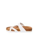 New Time and Tru Women's Jackie Sandals in White, Sz 6!