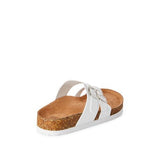 New Time and Tru Women's Jackie Sandals in White, Sz 6!