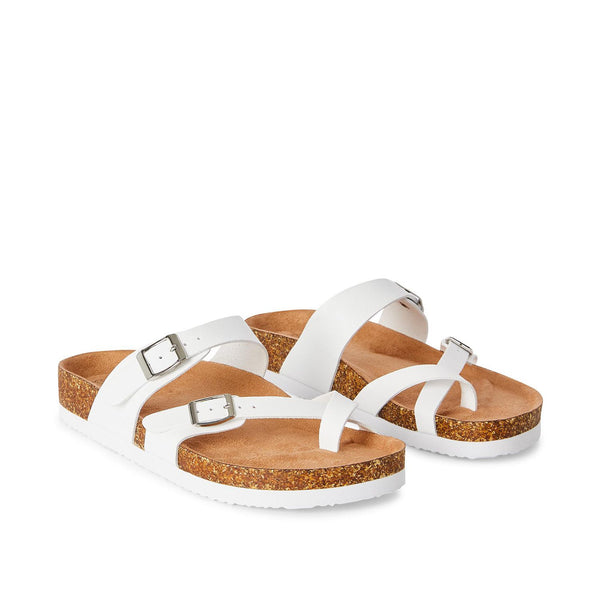 New Time and Tru Women's Jackie Sandals in White, Sz 6!
