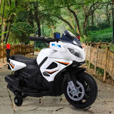 New fully assembled 6v Battery Powered Kids Ride On Police Motorcycle With Training Wheels! Ages 2-5 Yrs!