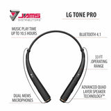 New in box! LG - TONE PRO HBS-780 Bluetooth Headset - Black! Retails $174+